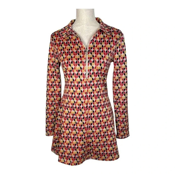 Urban Outfitters Harley Printed Long
Sleeve Mini Dress size‎ S/P - Picture 2 of 6